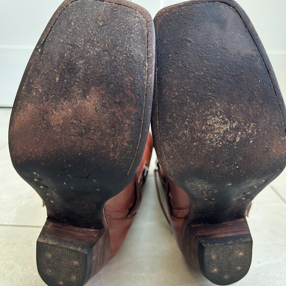 John Fluevog I Believe High Sheryl Tall Boot With Buckles Women's Size 8.5 US - Picture 15 of 16